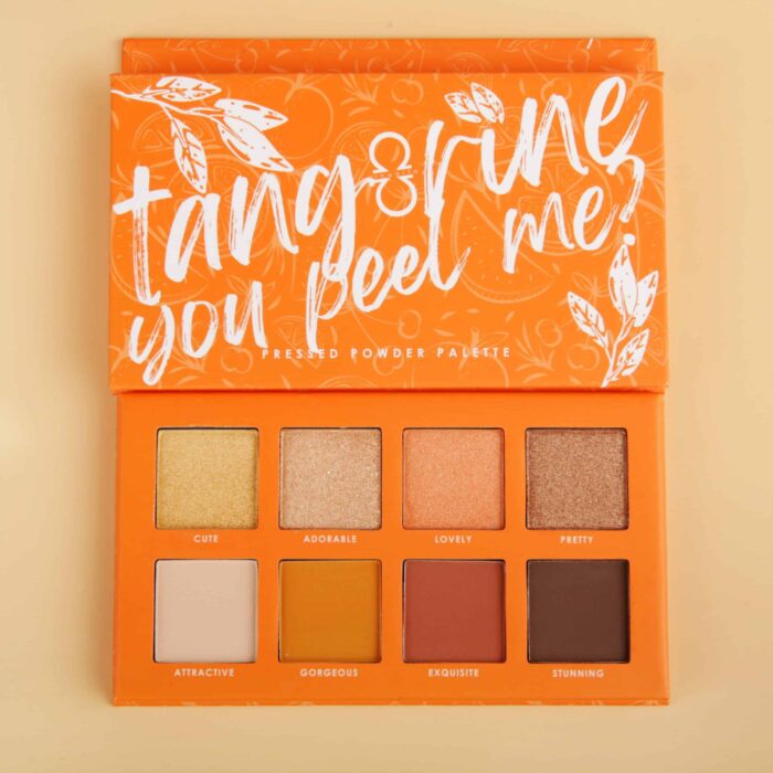 Pressed Powder Palette Alha Alfa Cosmetics Tangerine Shades