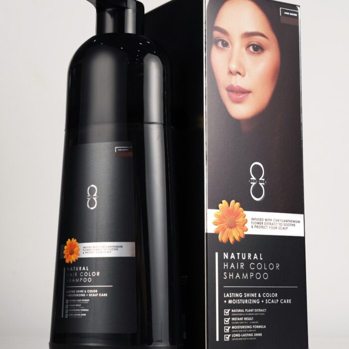 NATURAL HAIR COLOR SHAMPOO - DARK BROWN